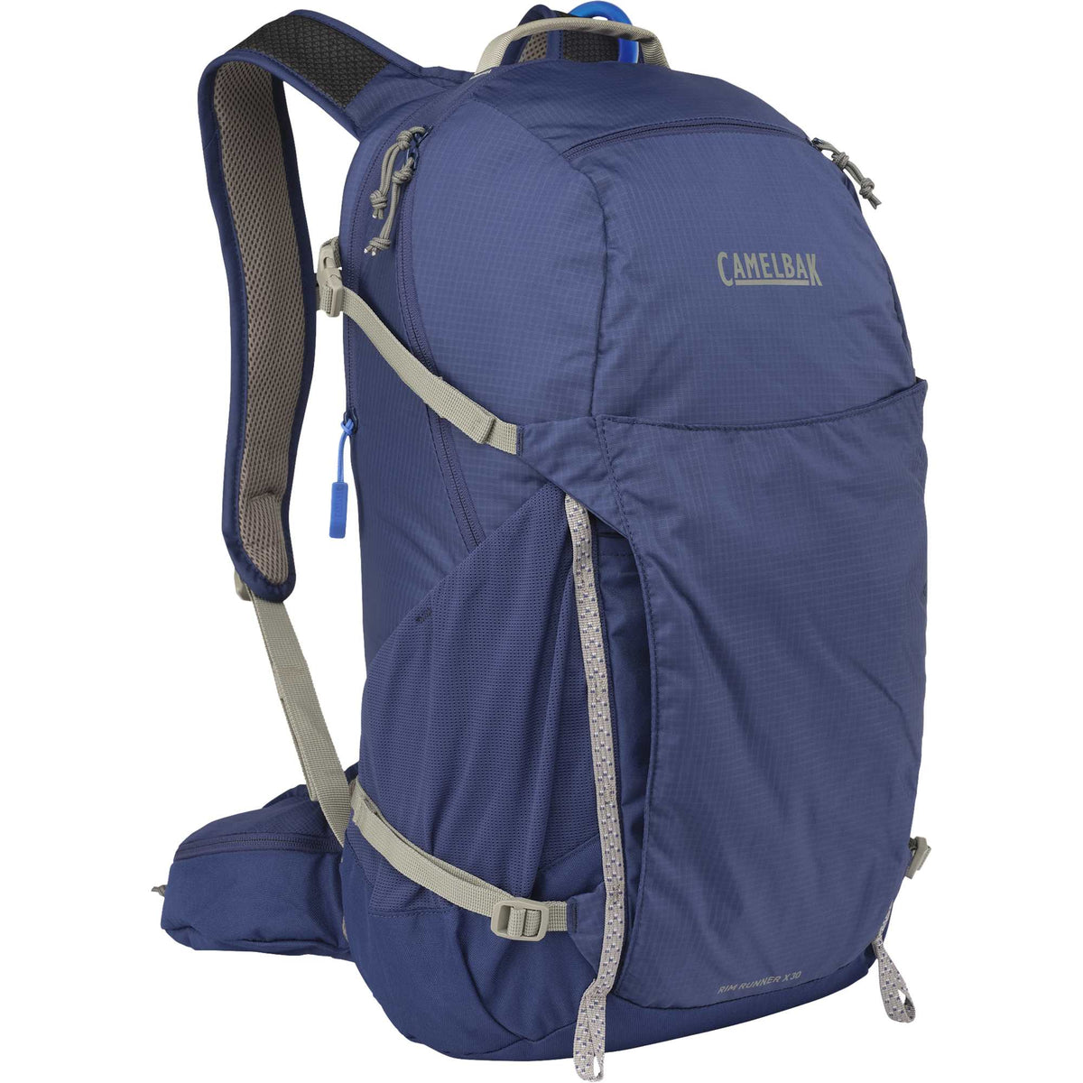 CamelBak Rim Runner X30 Hiking Pack, 70 oz Embroidery - Deep Sea - Right Angle