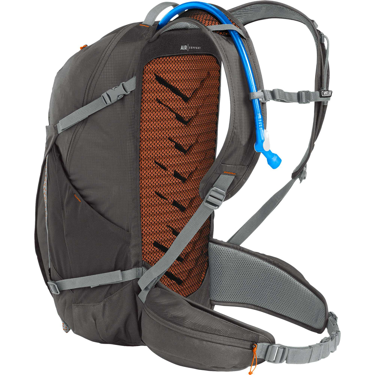 CamelBak Rim Runner X30 Hiking Pack, 70 oz Embroidery - Storm Gray - Left Side