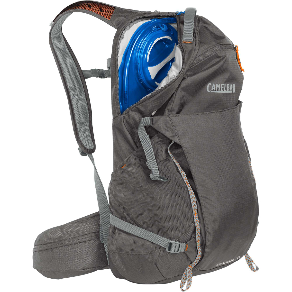 CamelBak Rim Runner X30 Hiking Pack, 70 oz Transfer - Storm Gray - Right Angle 2
