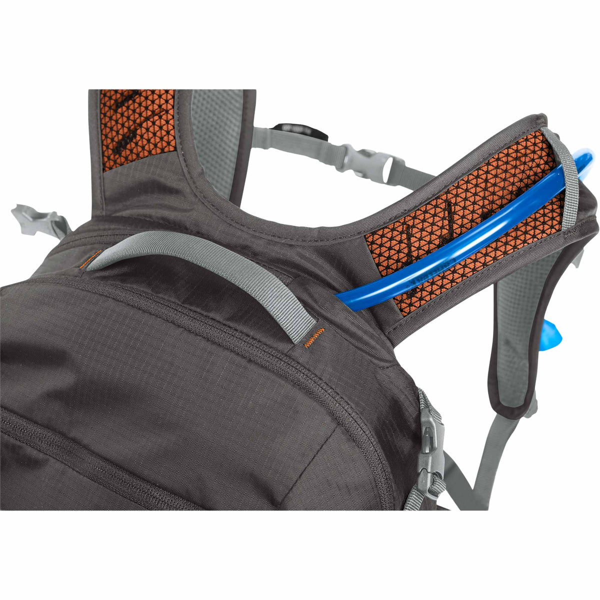 CamelBak Rim Runner X30 Hiking Pack, 70 oz Transfer - Storm Gray - Right Angle Top