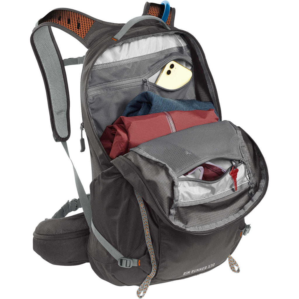 CamelBak Rim Runner X30 Hiking Pack, 70 oz Transfer - Storm Gray - Right Angle