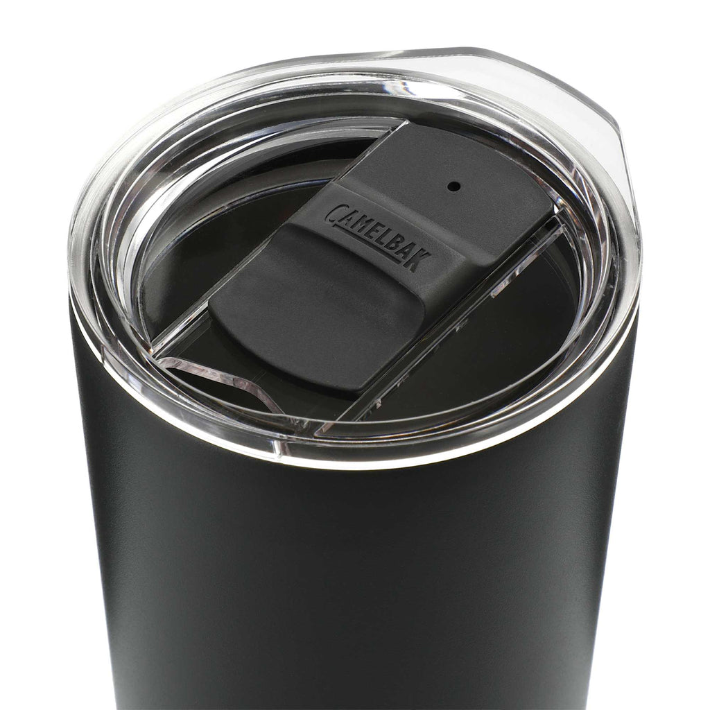 CamelBak Tapered Tumbler with Tri-Mode Lid, 20 oz - Black - Left Angle