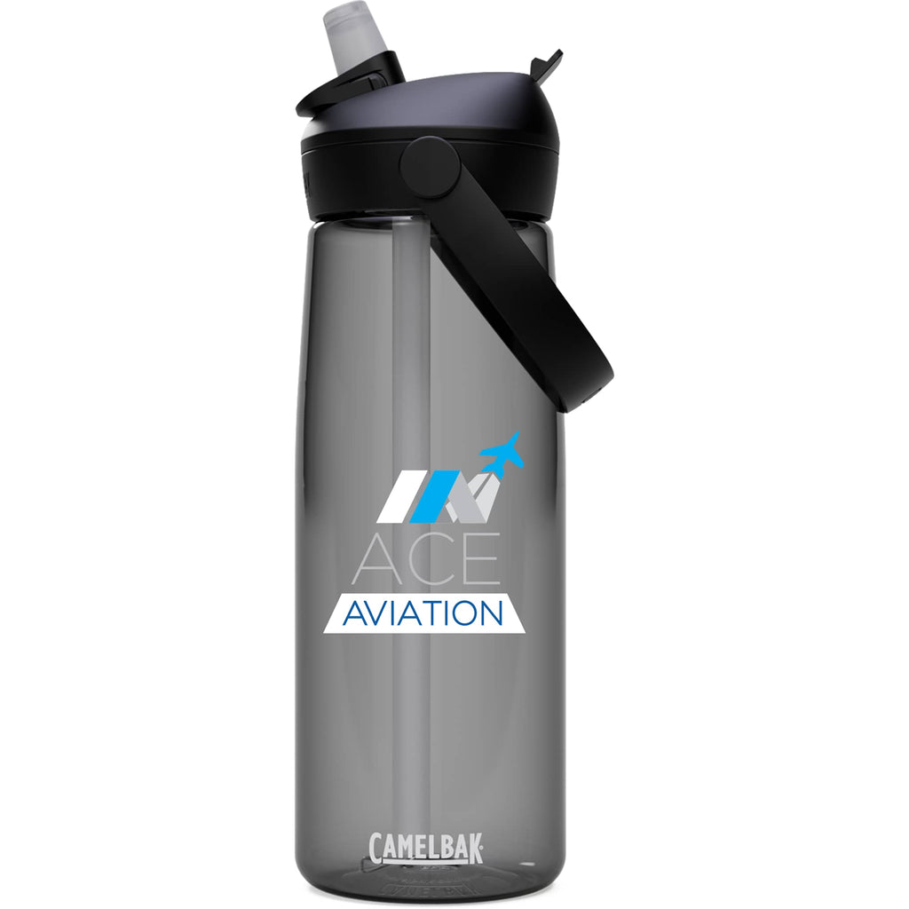 CamelBak Thrive Flip Straw Bottle, 25 oz - Charcoal - Front