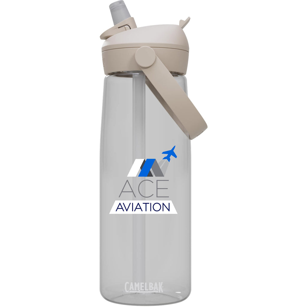 CamelBak Thrive Flip Straw Bottle, 25 oz - Clear - Front