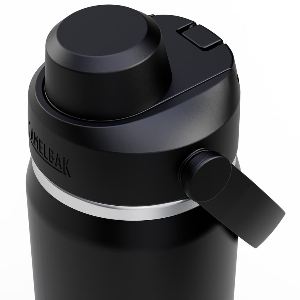 CamelBak Thrive Insulated Chug Bottle, 20 oz Laser Engraving - Black - Left Angle