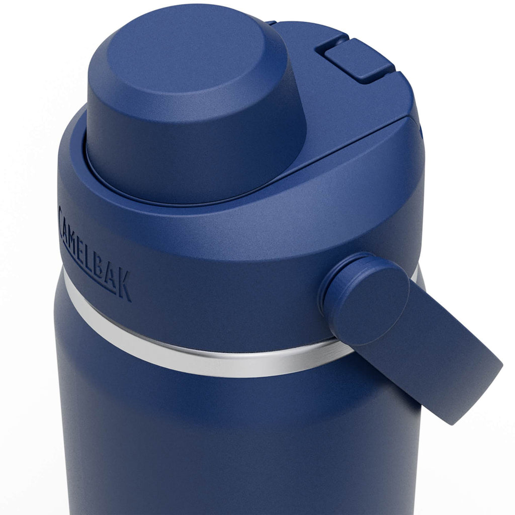 CamelBak Thrive Insulated Chug Bottle, 20 oz Laser Engraving - Navy - Left Angle 2
