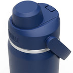CamelBak Thrive Insulated Chug Bottle, 20 oz Laser Engraving - Navy - Left Angle 2