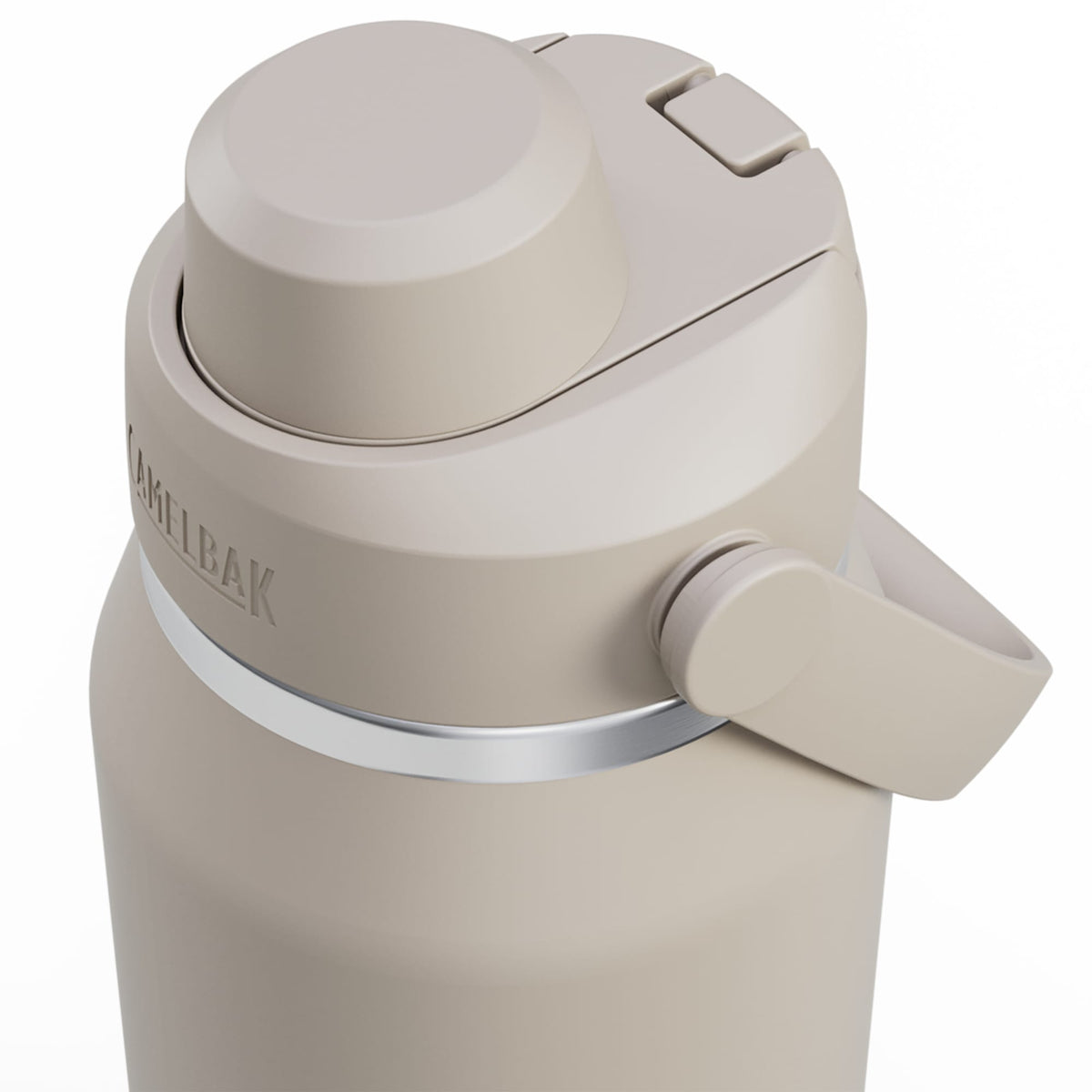 CamelBak Thrive Insulated Chug Bottle, 32 oz Laser Engraving - Stone - Left Angle