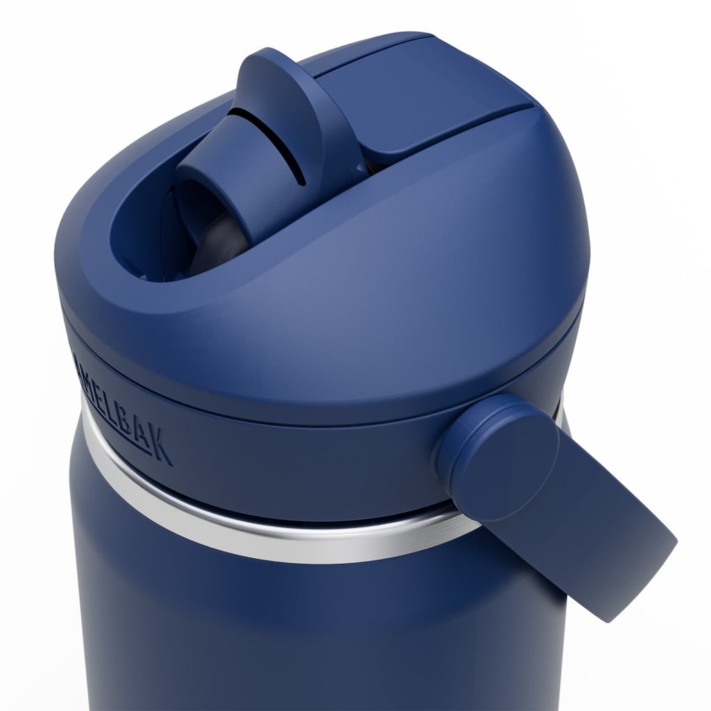 CamelBak Thrive Insulated Flip Straw Bottle, 20 oz Full Color - Navy - Right Angle