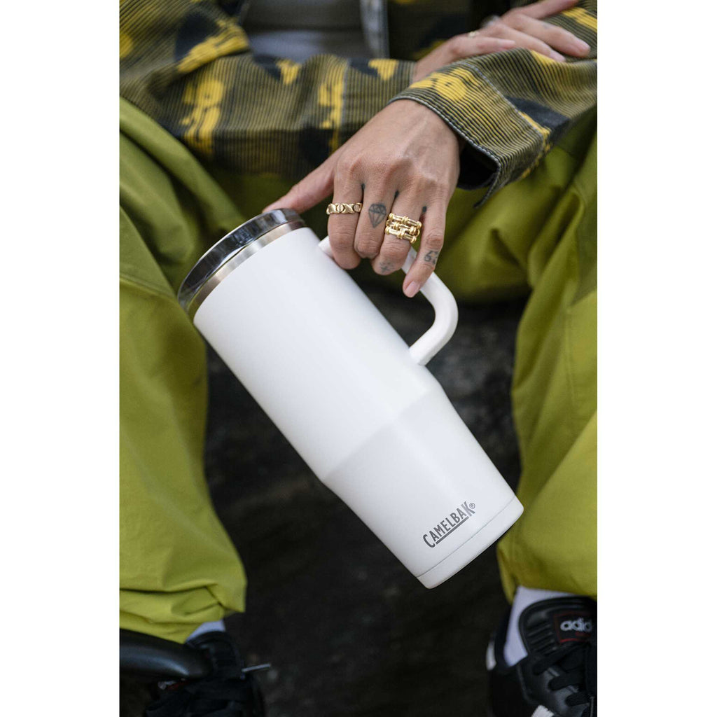 CamelBak Thrive Leak-Proof Travel Mug, 32 oz - White - Lifestyle 4