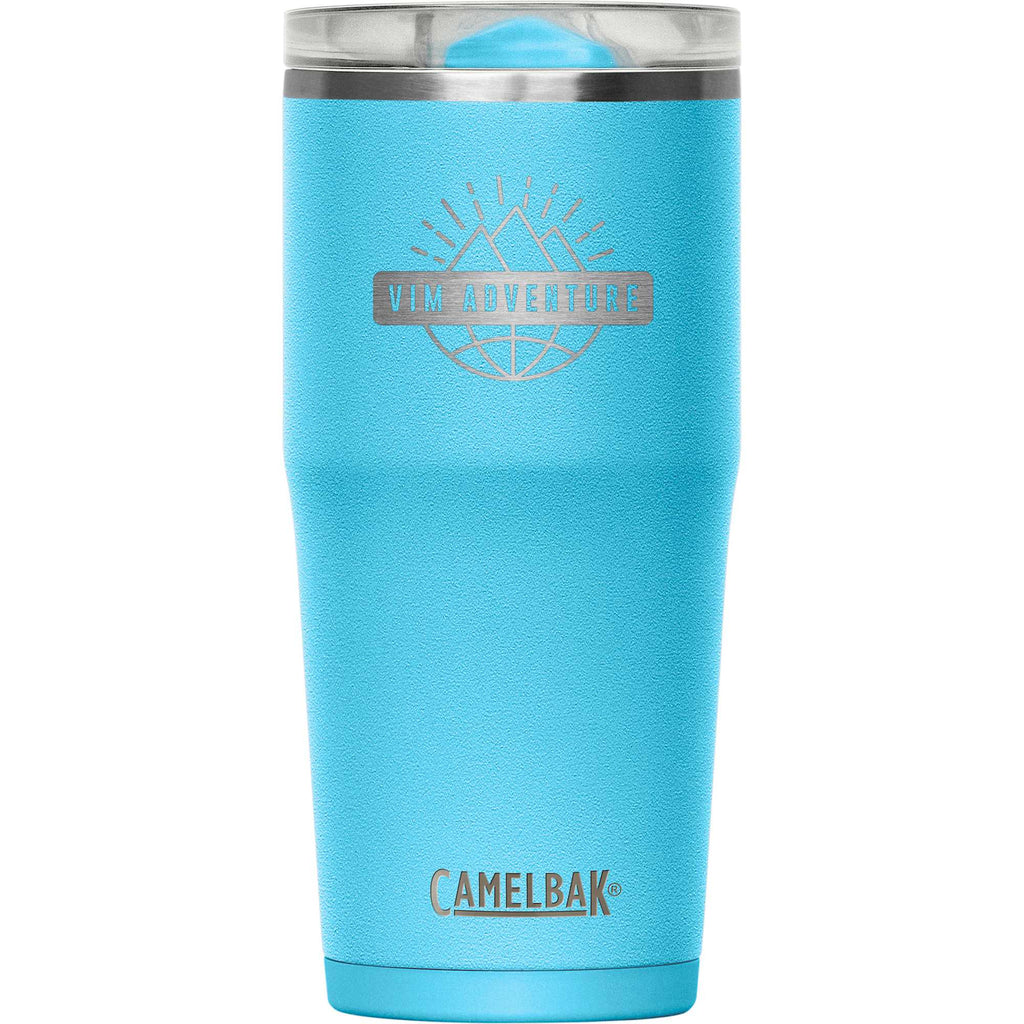 CamelBak Thrive Leak-Proof Tumbler, 20 oz Full Color - Nordic Blue - Front