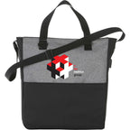 Cameron Convention Tote with USB Charging Port Transfer - Graphite - Front 2