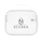 Camila Clear Toiletry Bag in Recycled PET - White - Silk Screen
