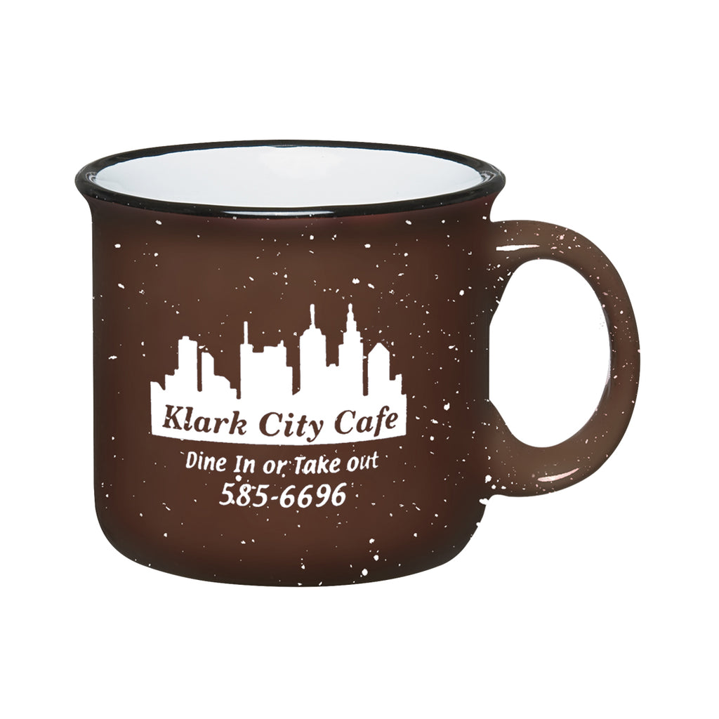 Campfire Mug, 15 oz Laser Engraving - Brown - Ceramic