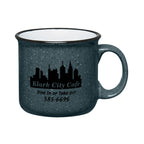 Campfire Mug, 15 oz Laser Engraving - Gray - Ceramic