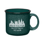 Campfire Mug, 15 oz Laser Engraving - Green - Ceramic