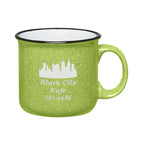 Campfire Mug, 15 oz Laser Engraving - Lime Green - Laser Engraving