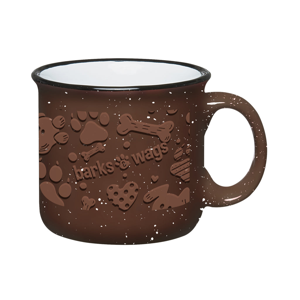 Campfire Mug in Full Color, 15 oz - Brown - Megabrite