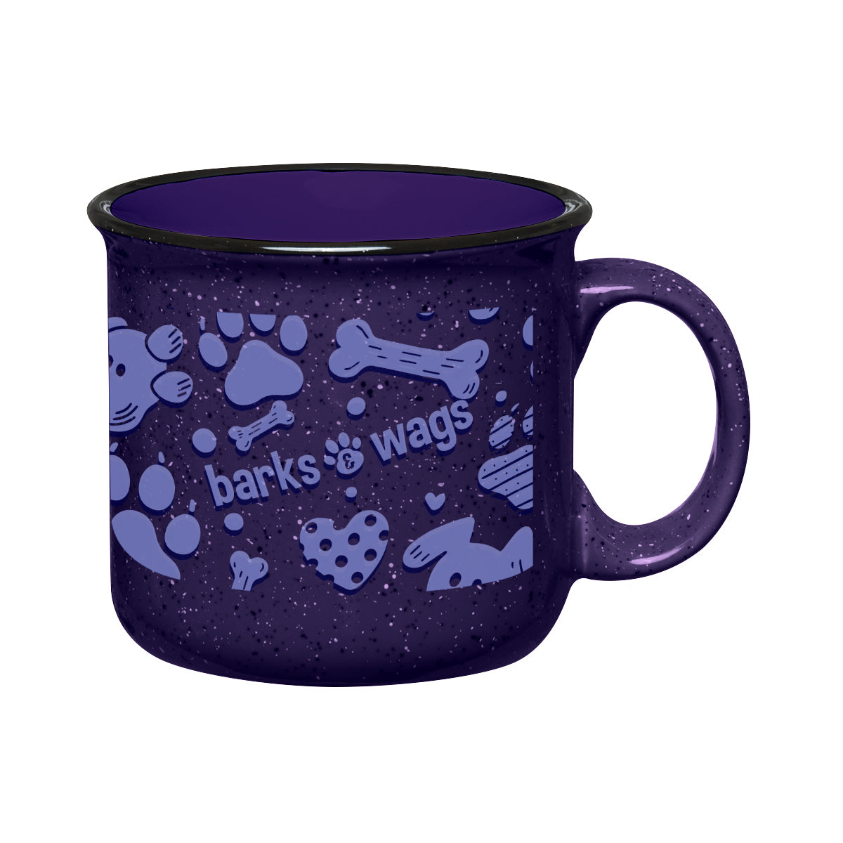 Campfire Mug in Full Color, 15 oz - Cobalt Blue - Megabrite