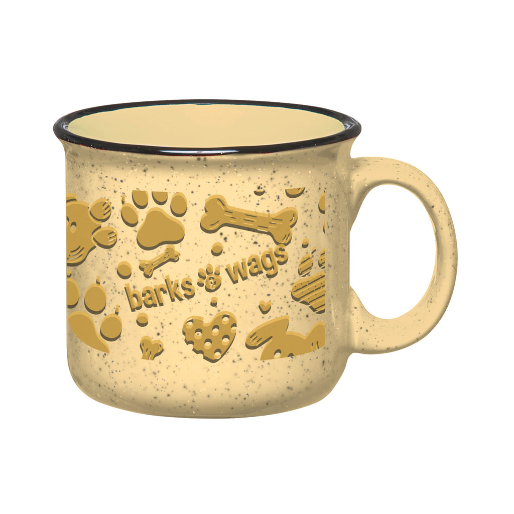 Campfire Mug in Full Color, 15 oz - Yellow - Megabrite