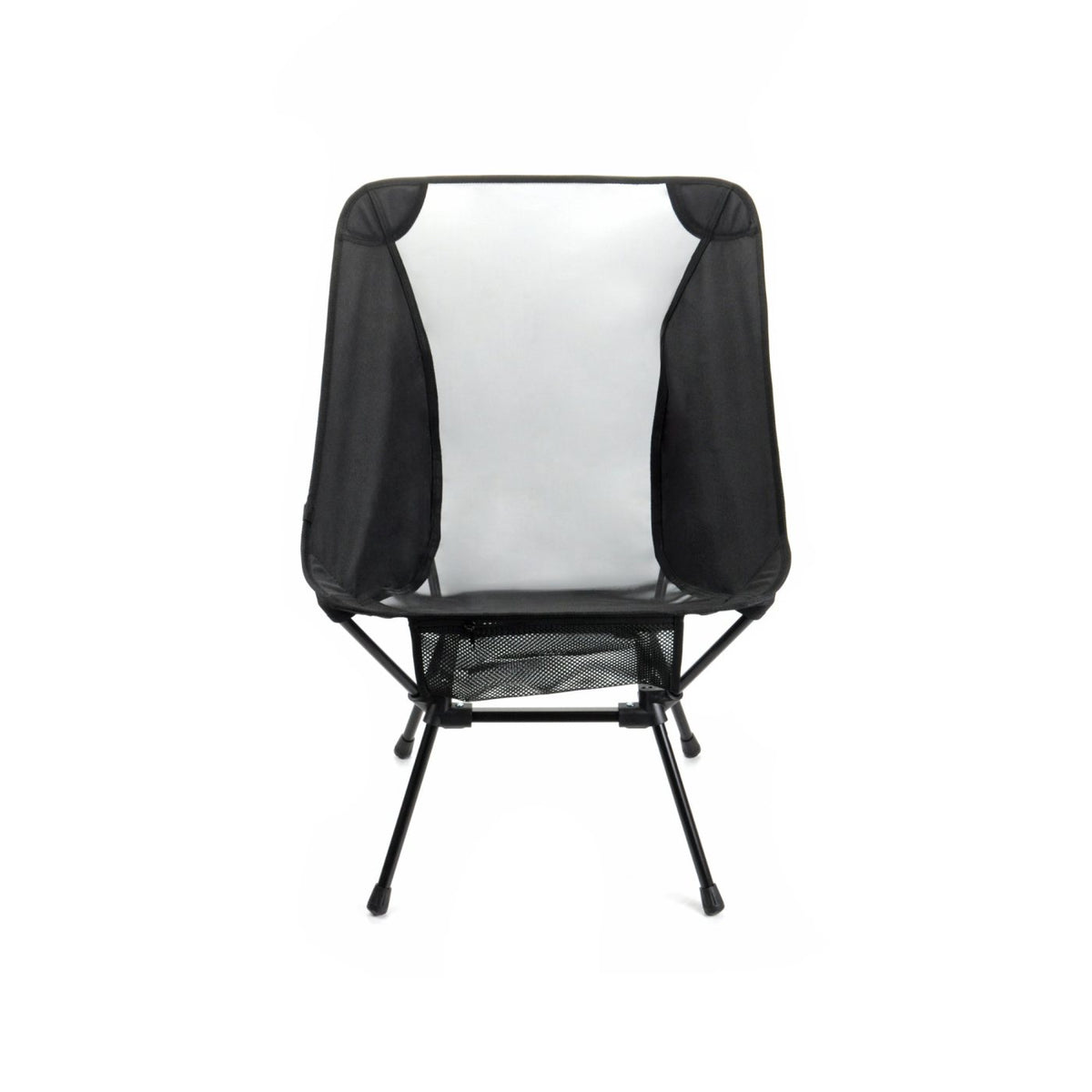 Campstead Folding Camping Chair in Recycled PET with Carry Bag Transfer - Black - View 1
