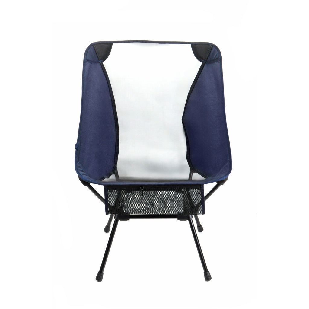 Campstead Folding Camping Chair in Recycled PET with Carry Bag Transfer - Navy - View 1