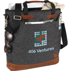 Campster Wool Blend Computer Tote, 15 Inch Transfer - Charcoal - Photo 2