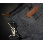 Campster Wool Blend Computer Tote, 15 Inch Transfer - Charcoal - Photo 3