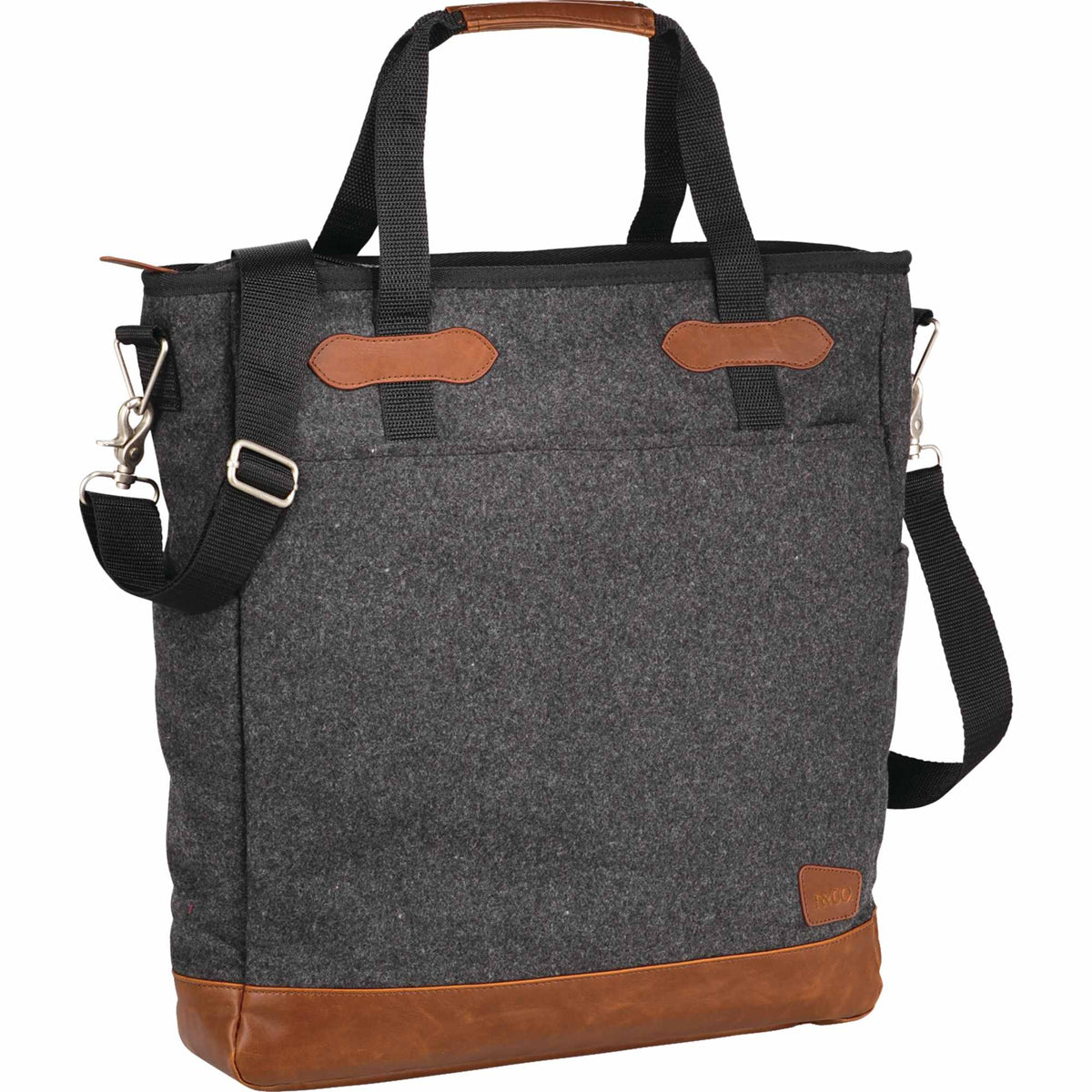 Campster Wool Blend Computer Tote, 15 Inch Transfer - Charcoal - Photo 5