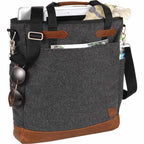 Campster Wool Blend Computer Tote, 15 Inch Transfer - Charcoal - Photo 6