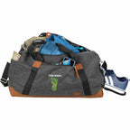 Campster Wool Blend Duffel Bag, 22 Inches Transfer - Charcoal - Front 2