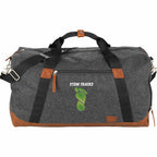 Campster Wool Blend Duffel Bag, 22 Inches Transfer - Charcoal - Front 3