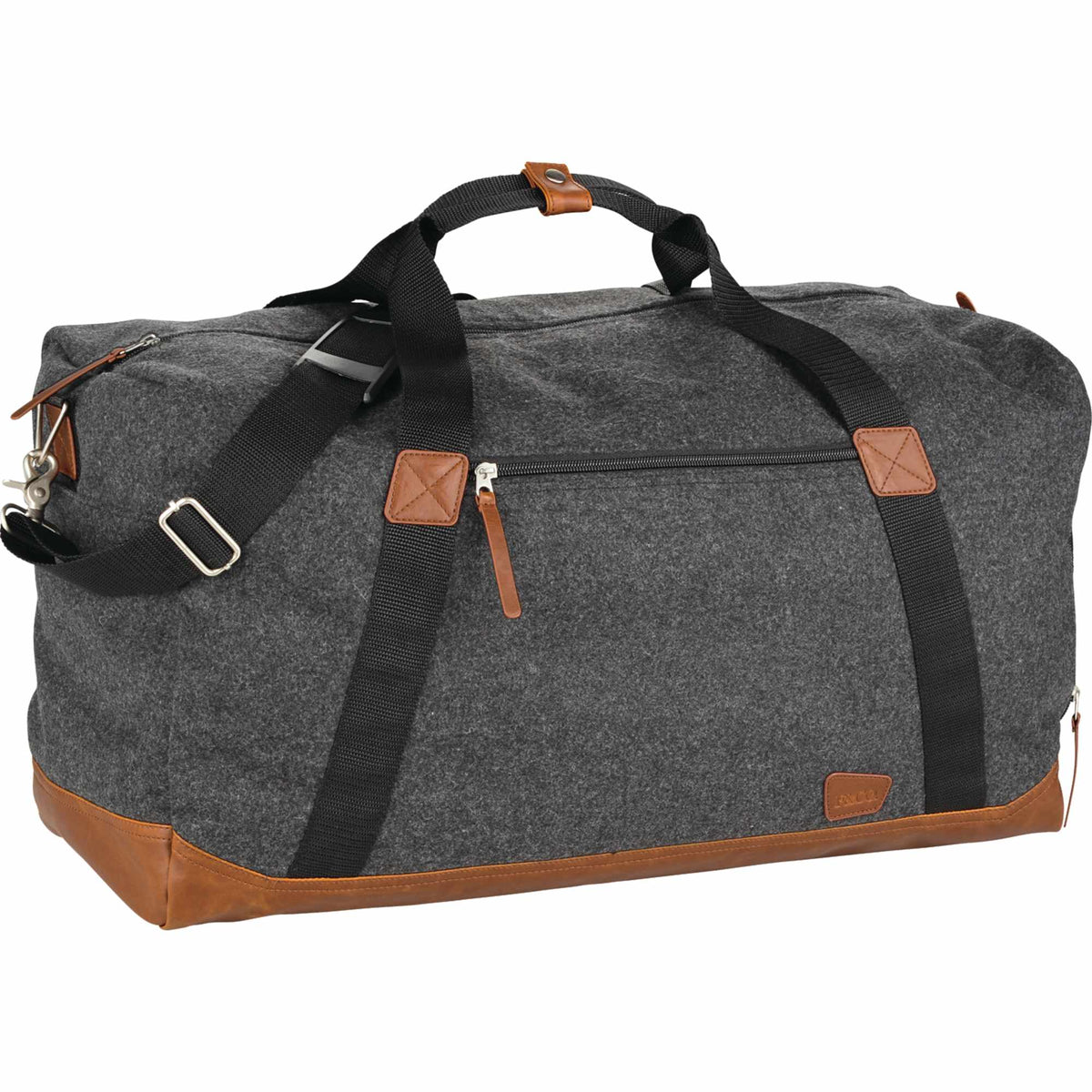 Campster Wool Blend Duffel Bag, 22 Inches Transfer - Charcoal - Photo 2