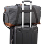 Campster Wool Blend Duffel Bag, 22 Inches Transfer - Charcoal - Photo