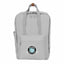 Campus Cotton Canvas Laptop Backpack, 15 Inch Transfer - Gray - Front