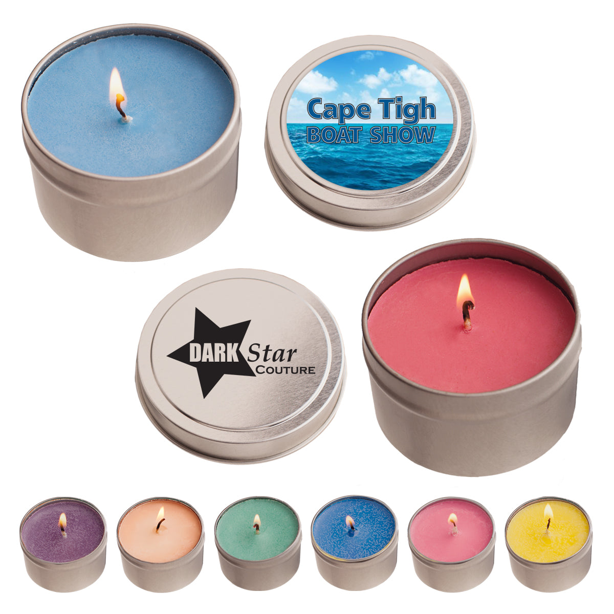 Candle in a Round Tin, 4 oz