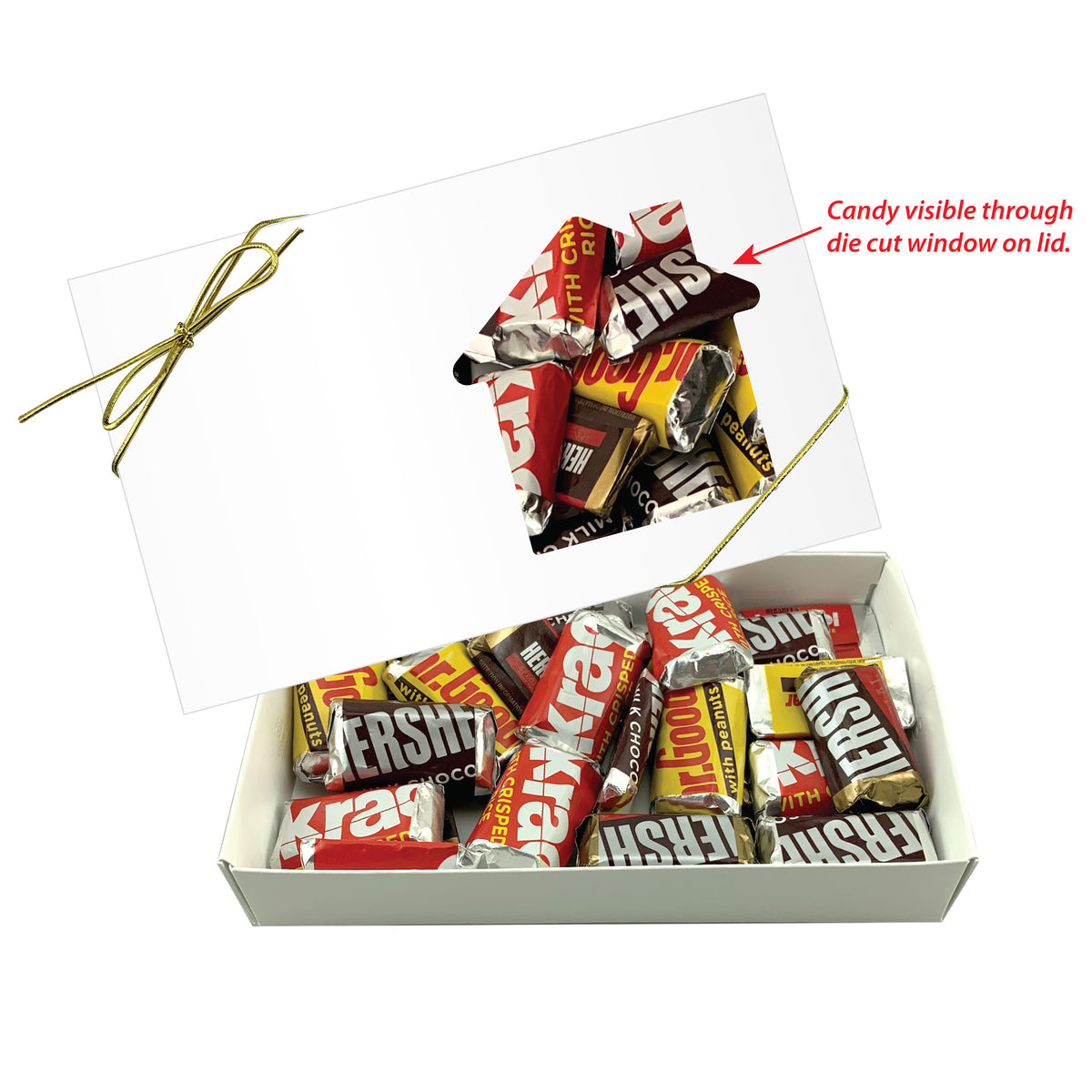 Candy Box That Is Cut Out - House - H_Mini_BLANK