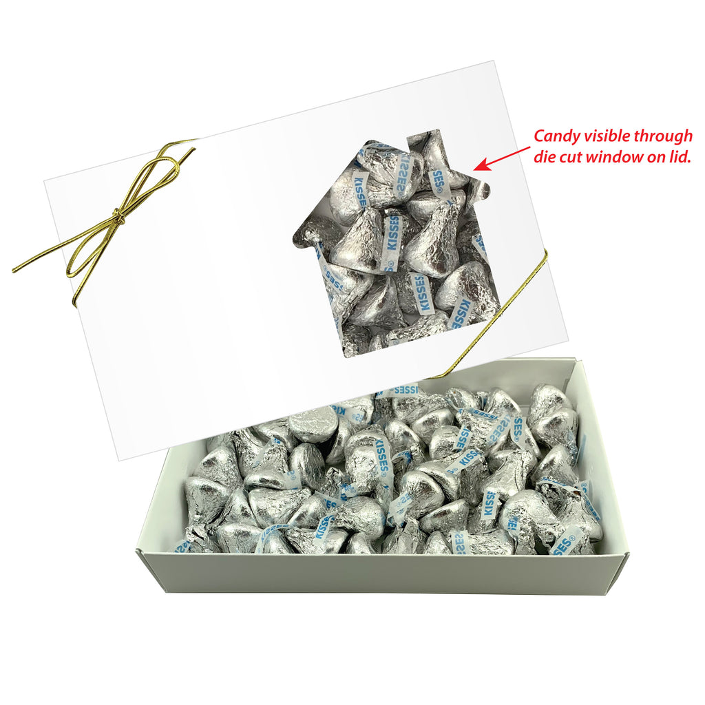 Candy Box That Is Cut Out - House - Kisses_BLANK