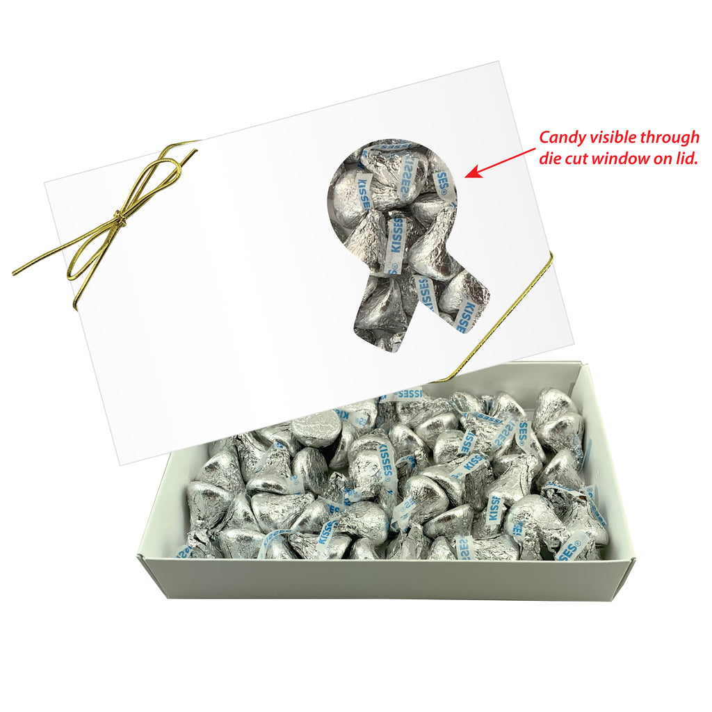 Candy Box That Is Cut Out - Ribbon - Kisses_BLANK
