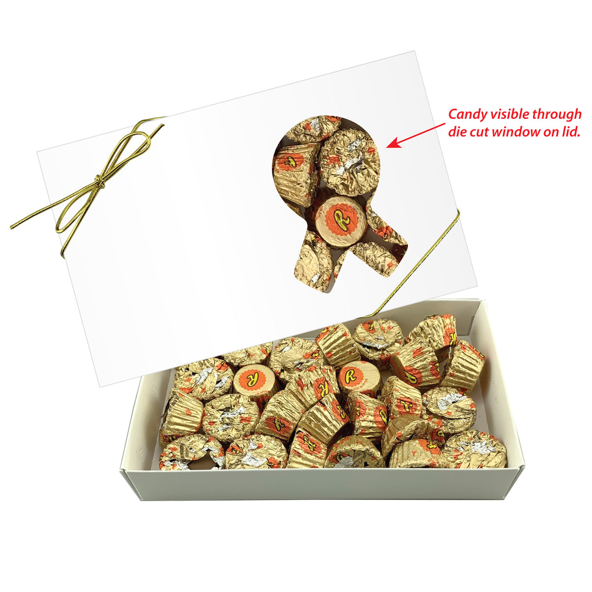 Candy Box That Is Cut Out - Ribbon - Reese_BLANK
