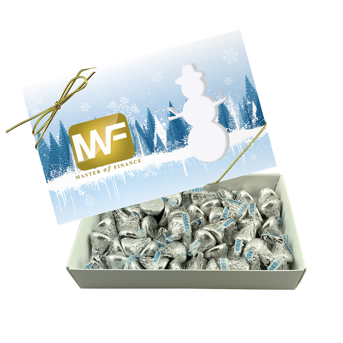 Candy Box That Is Cut Out - Snowman - Kisses_4CP