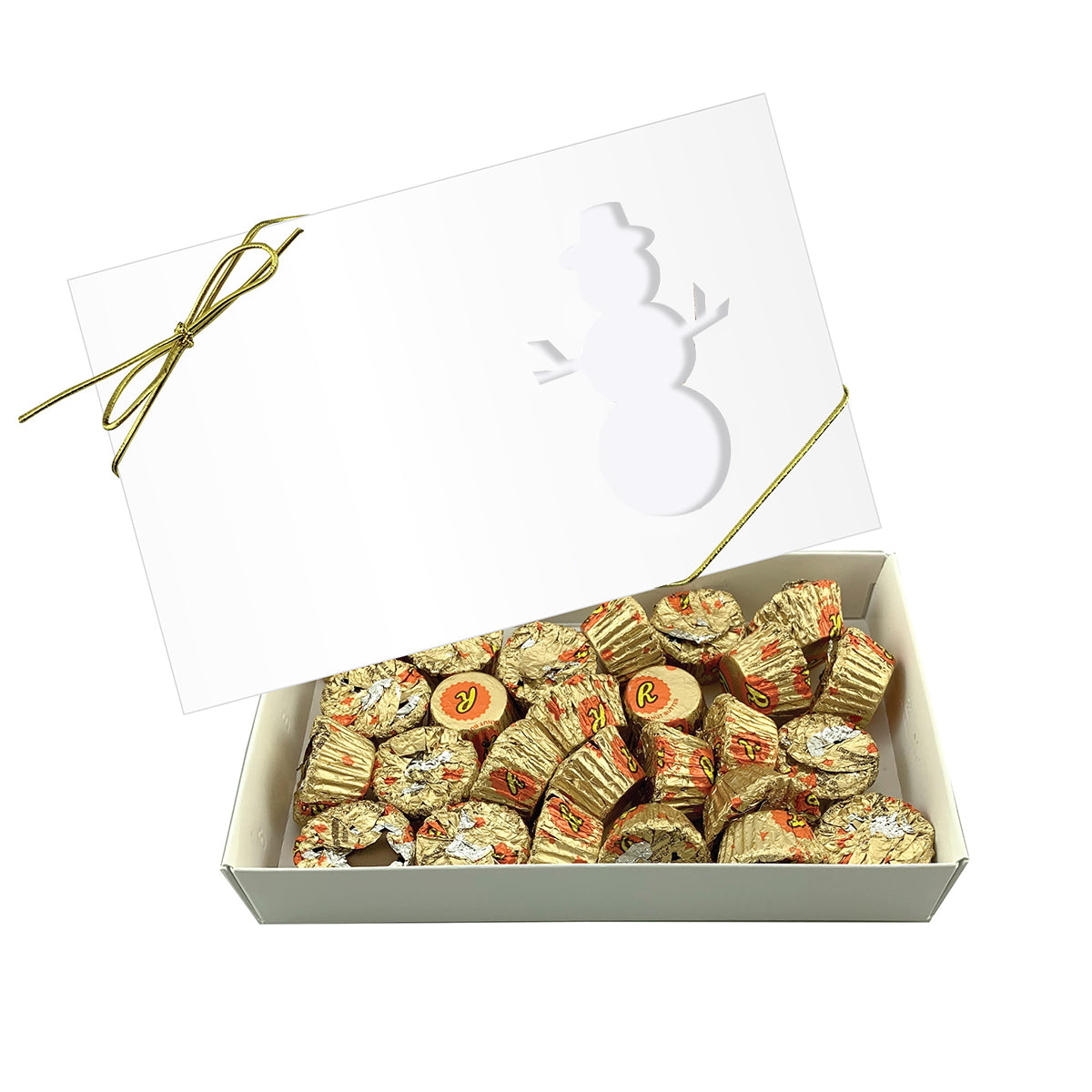 Candy Box That Is Cut Out - Snowman - Reese_BLANK