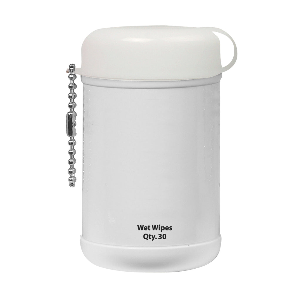 Canister of Wet Wipes, Mini - White_Blank