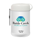 Canister of Wet Wipes, Mini - White_Label