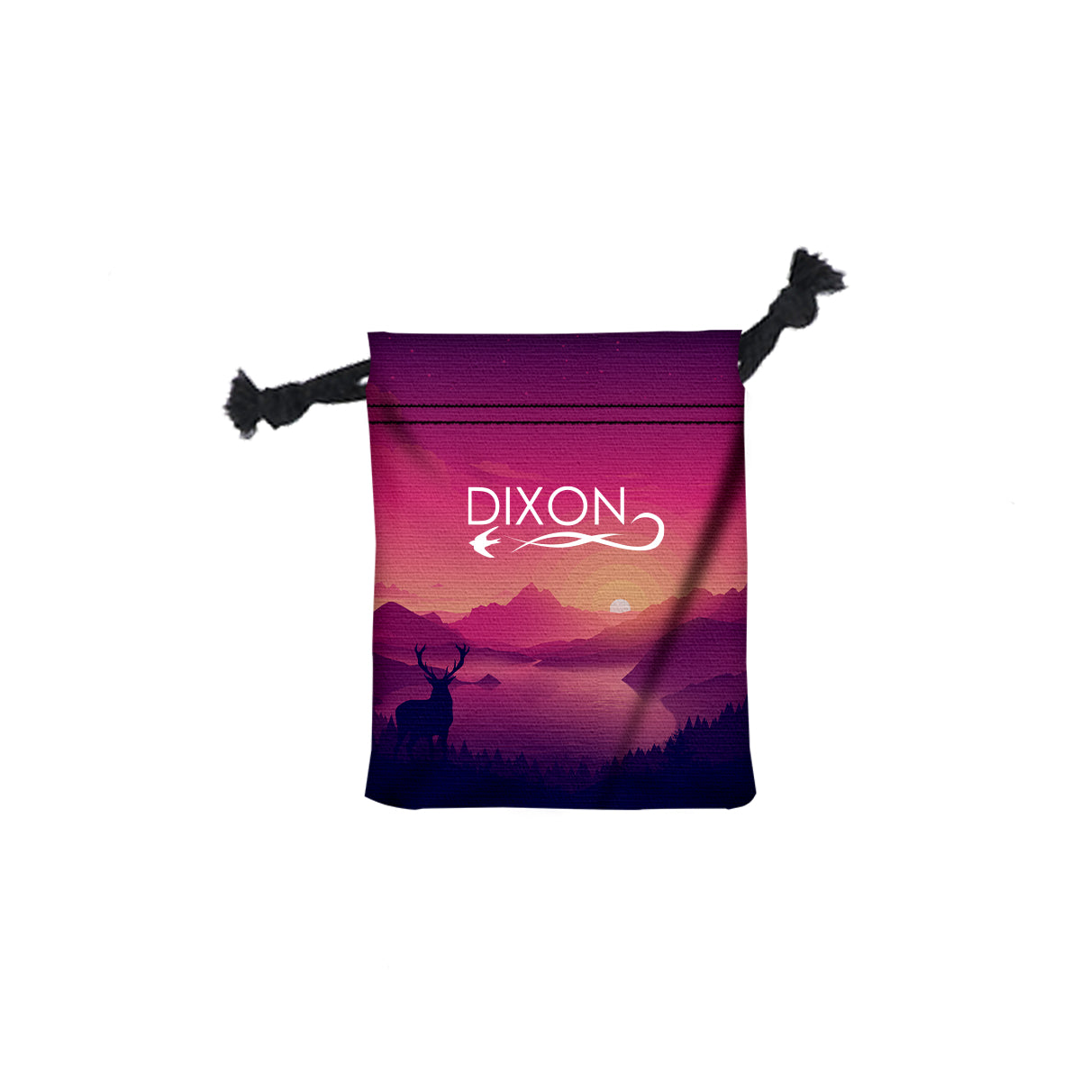 Canvas Drawstring Bag, 5 x 6 Inches - White