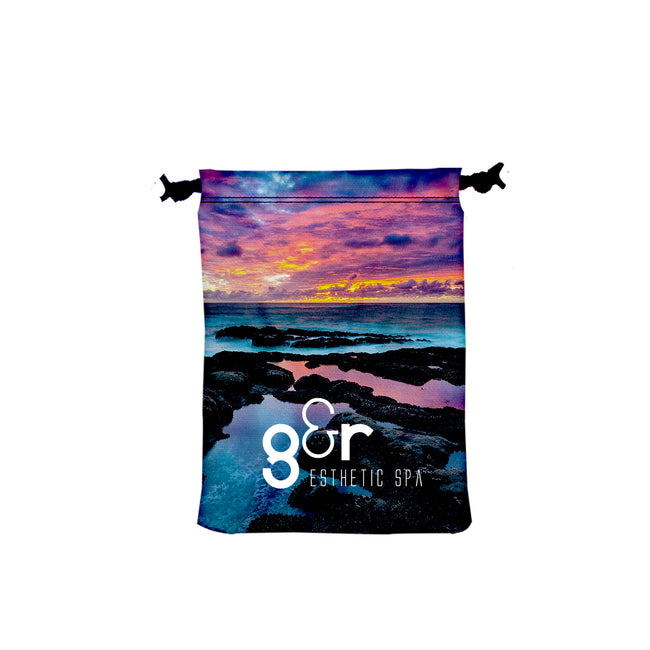 Canvas Drawstring Bag, 9 x 12 Inches