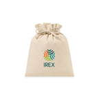 Canvas Drawstring Gift Bag, Large - Natural - View 1