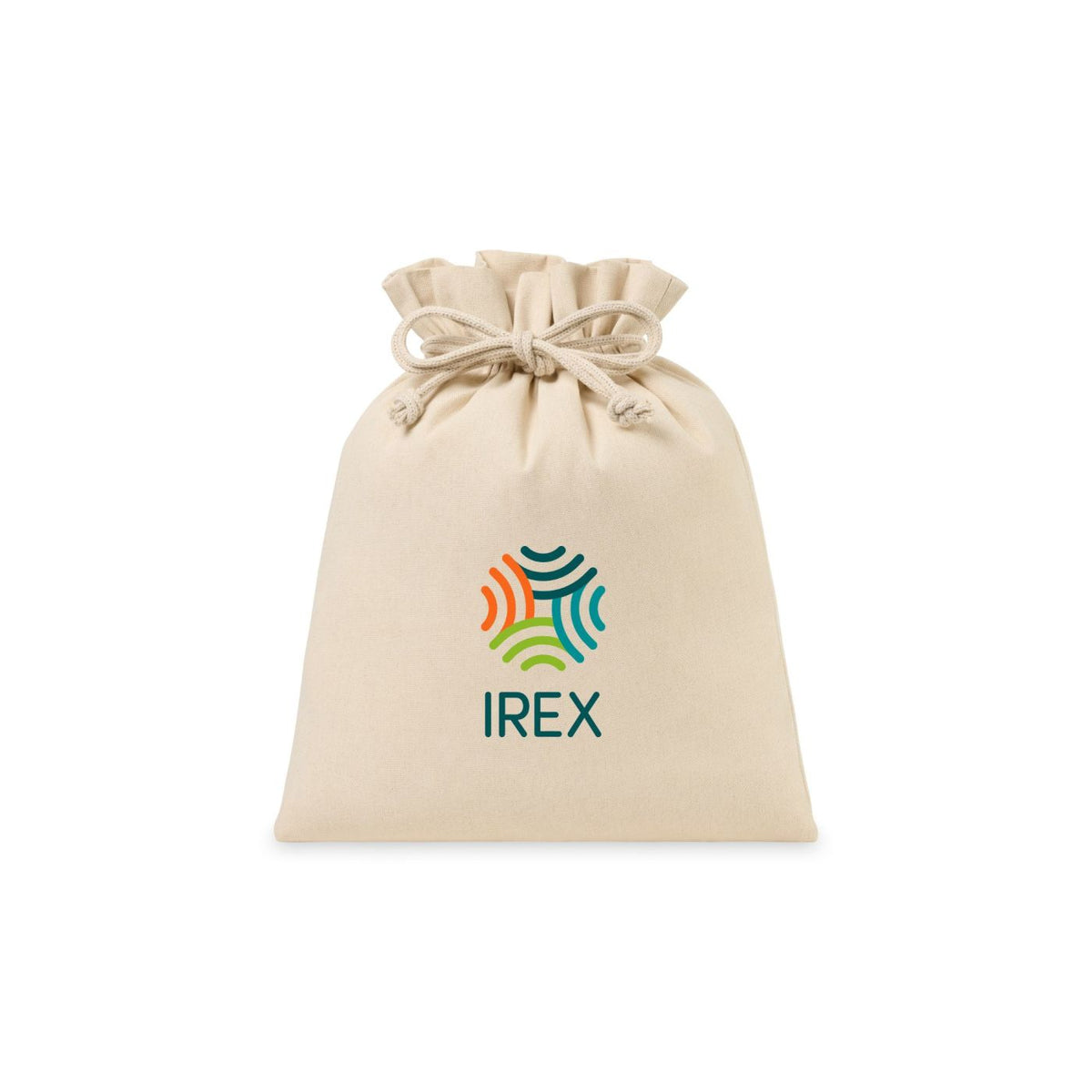 Canvas Drawstring Gift Bag, Large Transfer - Natural - View 1