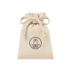 Canvas Drawstring Gift Bag, Small - Natural - View 2