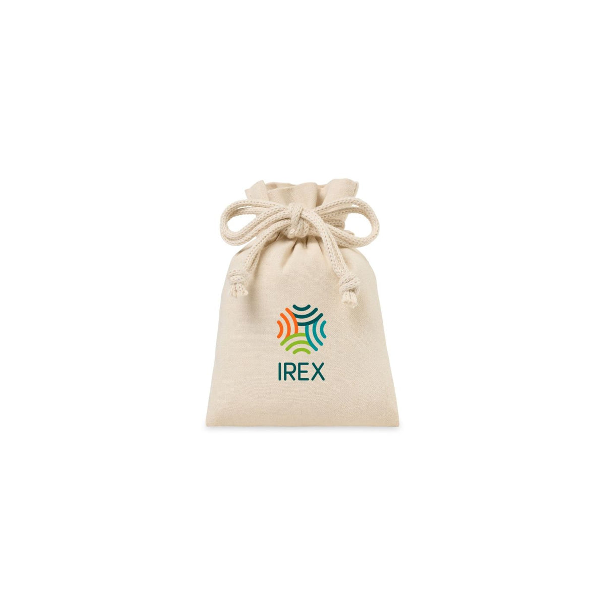 Canvas Drawstring Gift Bag, Small Transfer - Natural - View 1